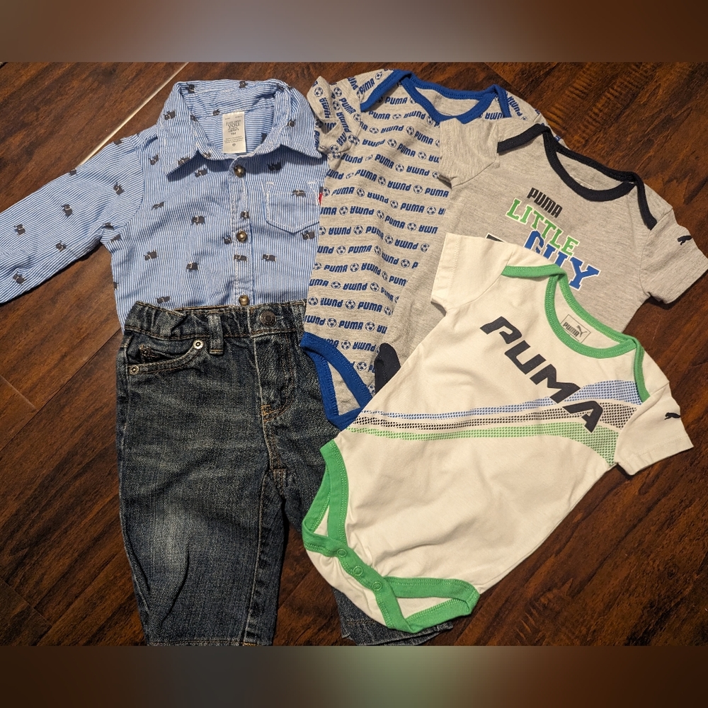 📦5 piece onesie bundle - size 6/9